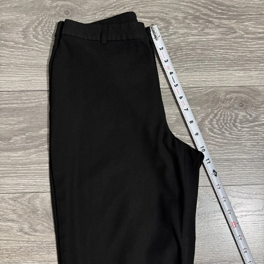 Old Navy Collection Women Black Stretch Office Business Casual Straight Pants 4L